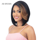 Mayde Beauty Human Hair Blend Mocha HD Lace Front Wig - ICE